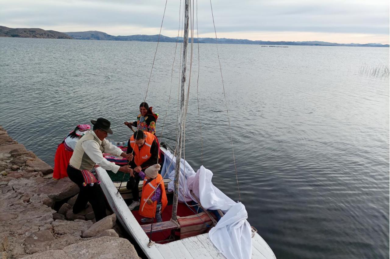 Hospedaje Rural La Florida En Llachon, Titicaca 푸노 외부 사진